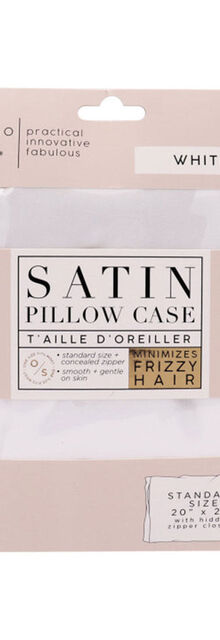Studio Dry Satin Pillowcase - White Studio Dry Satin Pillowcase - White